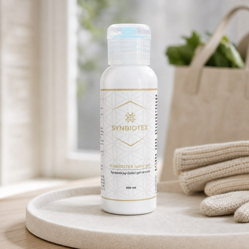 SYNBIOTEX hand gel v reálném prostředí