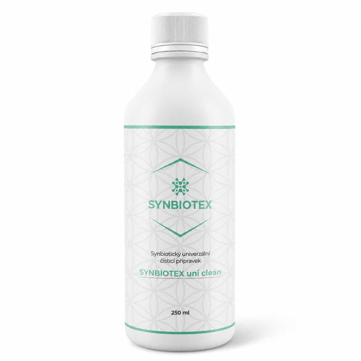 SYNBIOTEX uni clean — detail etikety